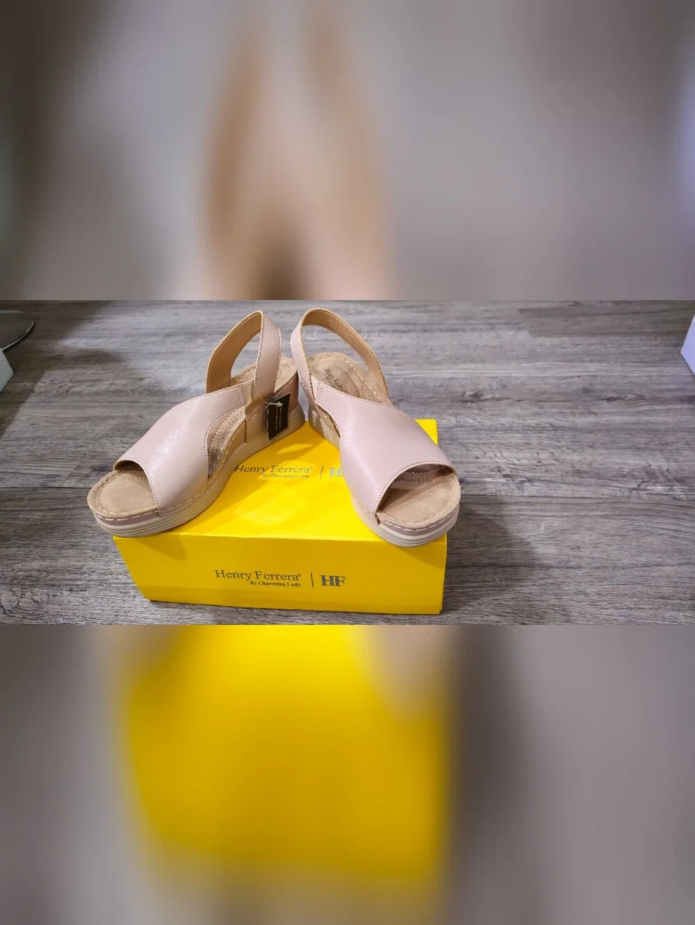 Women’s Slingback Wedge Sandals - Blush Pink